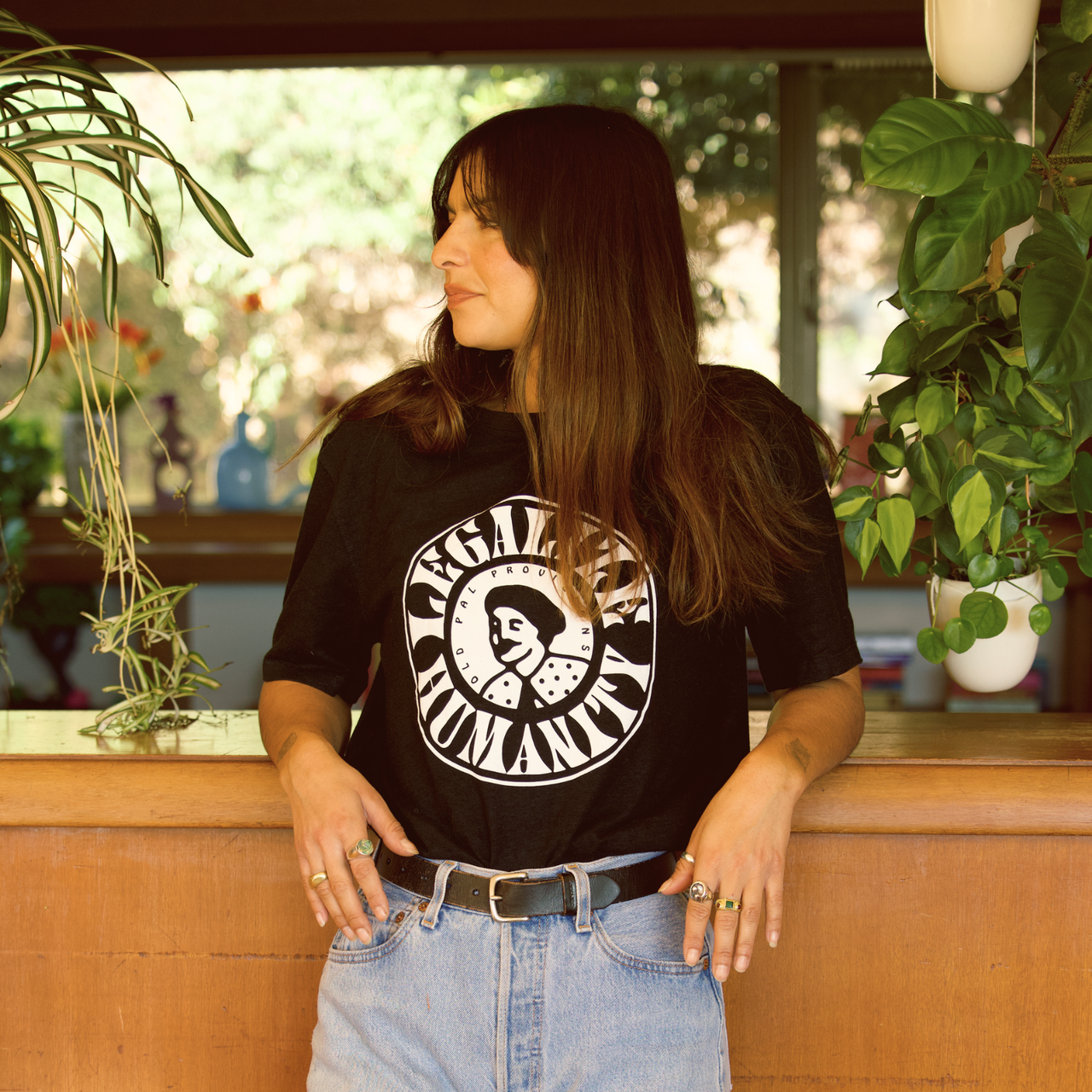 Legalize Humanity Hemp Black Tee