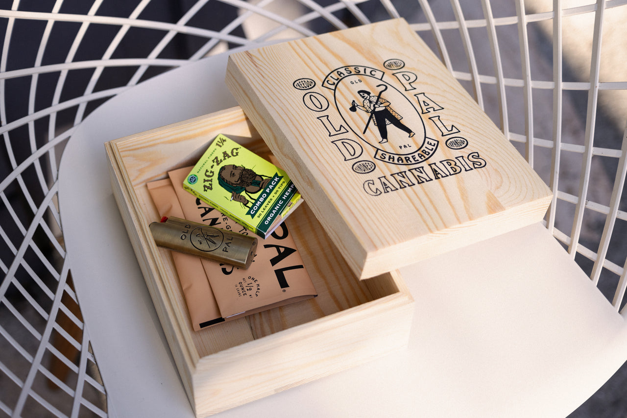 "Dusty the Pal" Wooden Stash Box